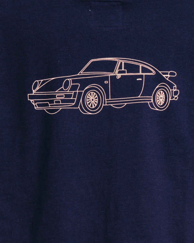 T-shirt voiture vintage - Marine